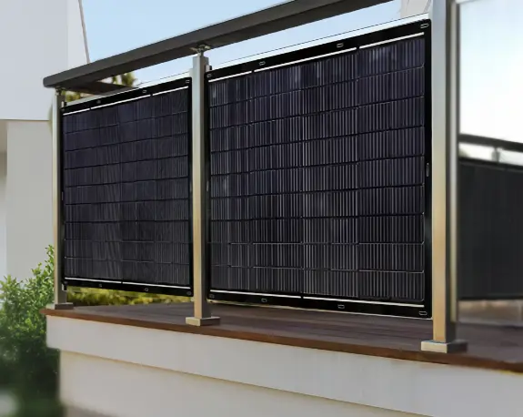 Sunman - Balconyease 2 panneaux solaires légers,400W kit incl micro-onduleur, câble,prise
